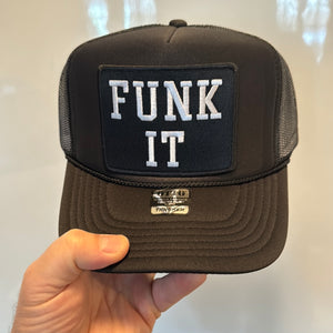 Funk It Black Trucker Hat