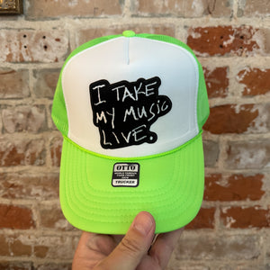 I Take My Music Live Trucker Hat