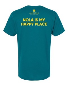 Nola Is My Happy Place Unisex Tee Shirt – JAMNOLA