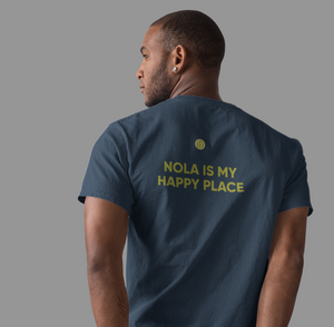 Nola Is My Happy Place Map Tee