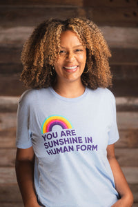 LORSU Women's "Just A Girl Who Loves Sunshine And Beer" Tank Top – Rainbow Distressed Graphic Tee, Sleeveless Tunic
