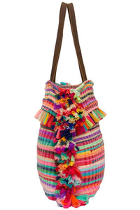 BRIGHT RAINBOW TOTE BAG