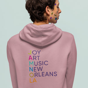 Joy Art Music New Orleans Mid Weight Hoodie (Unisex) Dusty Rose