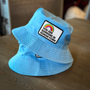 You Are Sunshine In Human Form Bucket Hat (Blue)