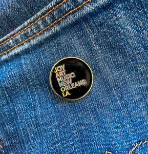 Jamnola “Joy Art Music New Orleans” Enamel Pin