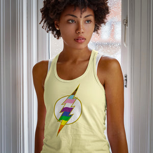 Pride Thunder Bolt Women's Tank Top Banana