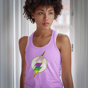 Pride Thunder Bolt Women's Tank Top Lilac