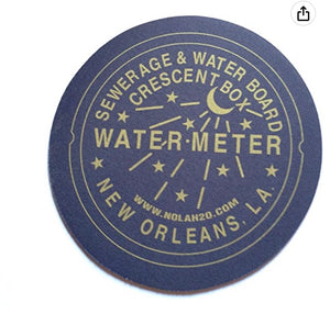 Water Meter Mouse Pad Black