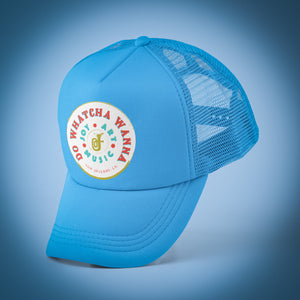 Do Whatcha Wanna Trucker Hat (Light Blue)